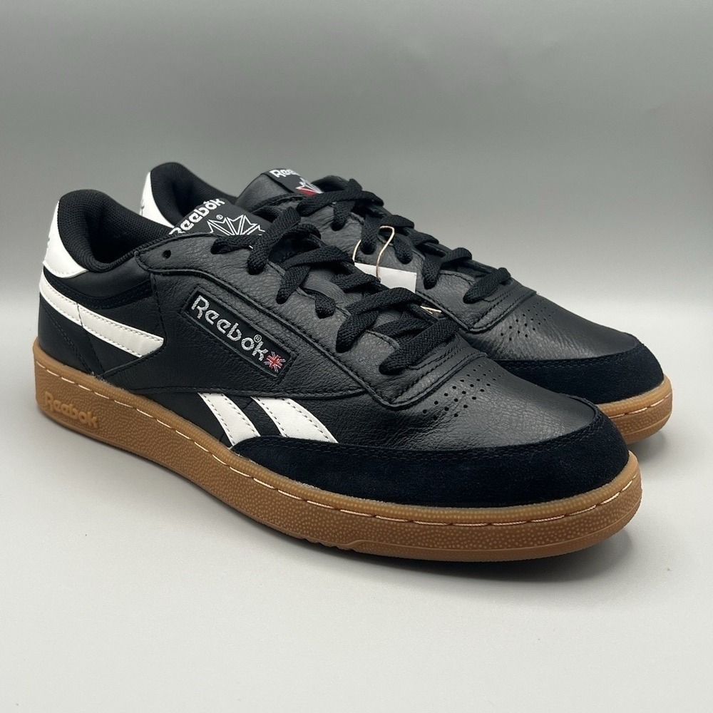 Reebok Classic Club C Revenge Vintage Black And Gum Retro - Men's‎ Size 11 NEW